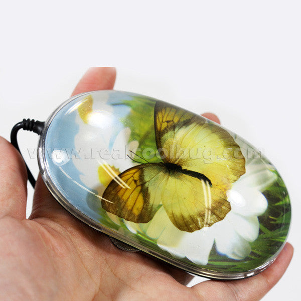 CM205<br/>Yellow Orange Tip Butterfly Mouse