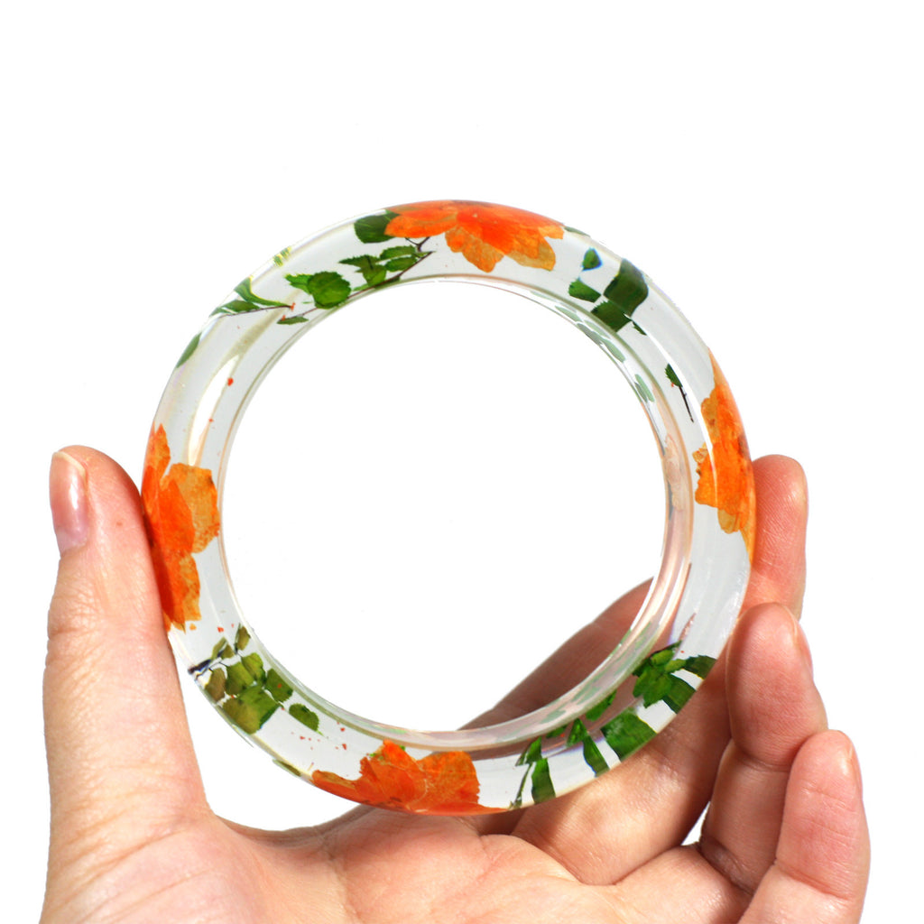 BG2532<br/> REAL ORANGE LARKSPUR BANGLE