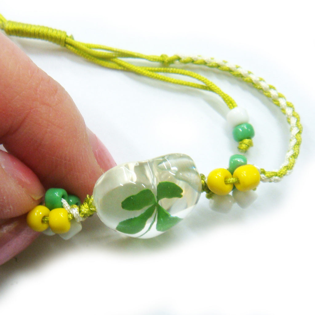 Real Lucky Clover Bracelet Heart Shape (312H01)