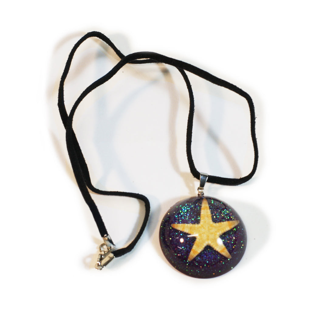 OP402<br/>Starfish Dome Necklace