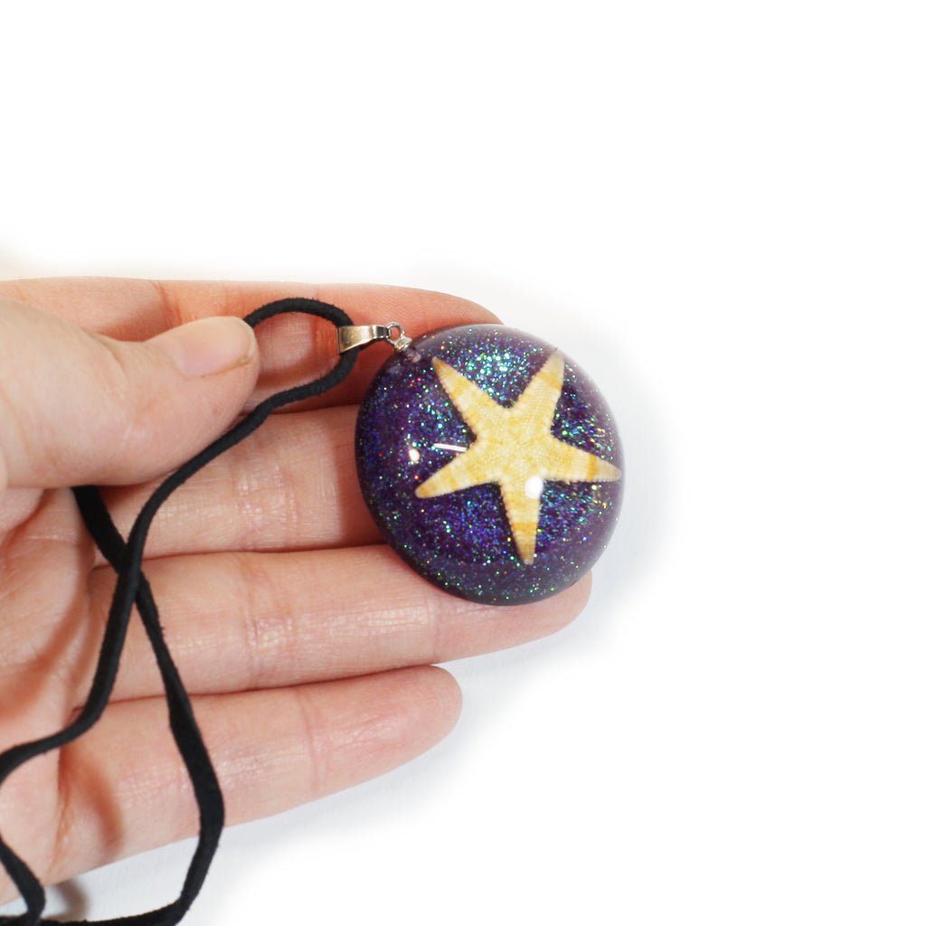 OP402<br/>Starfish Dome Necklace