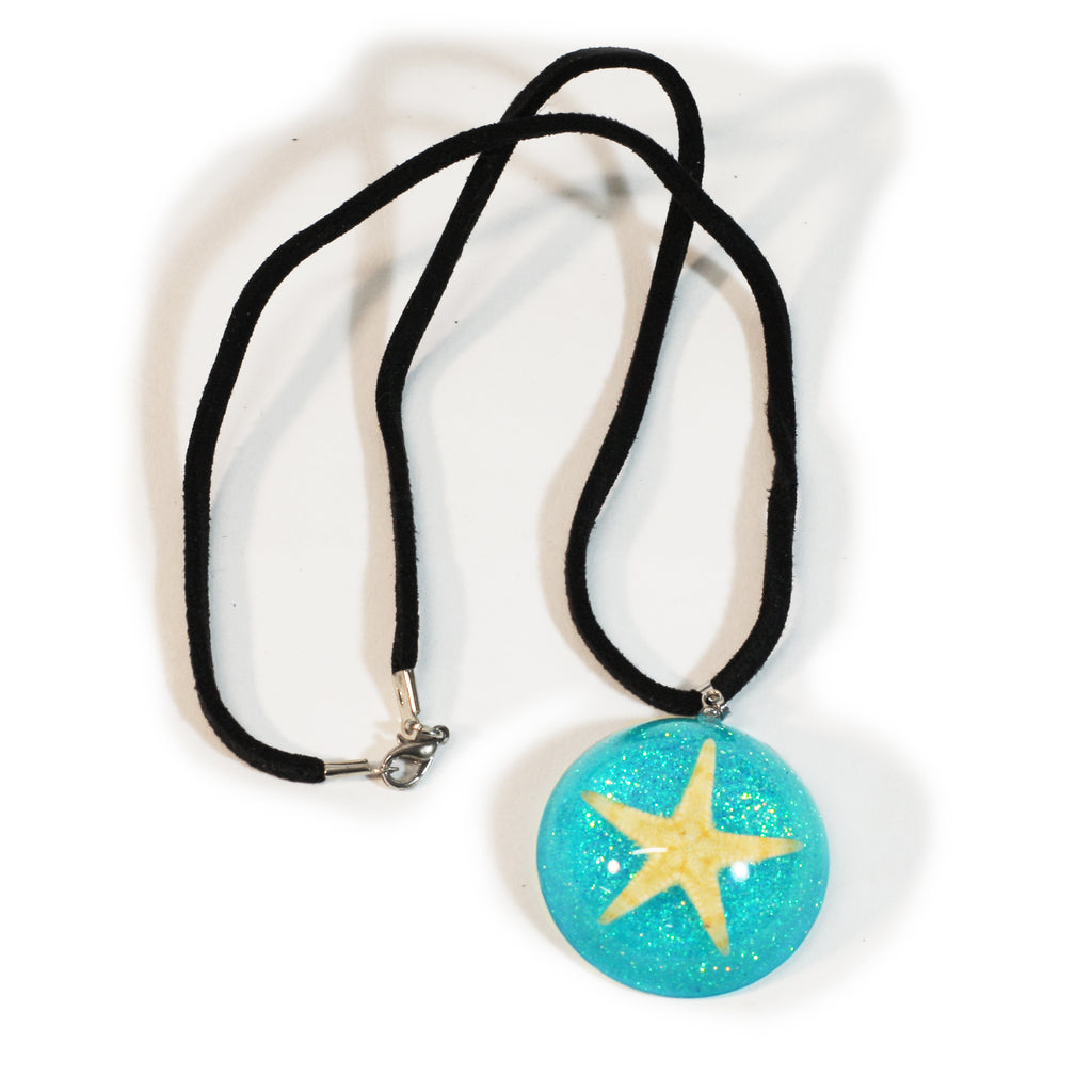 OP401<br/>Starfish Dome Necklace