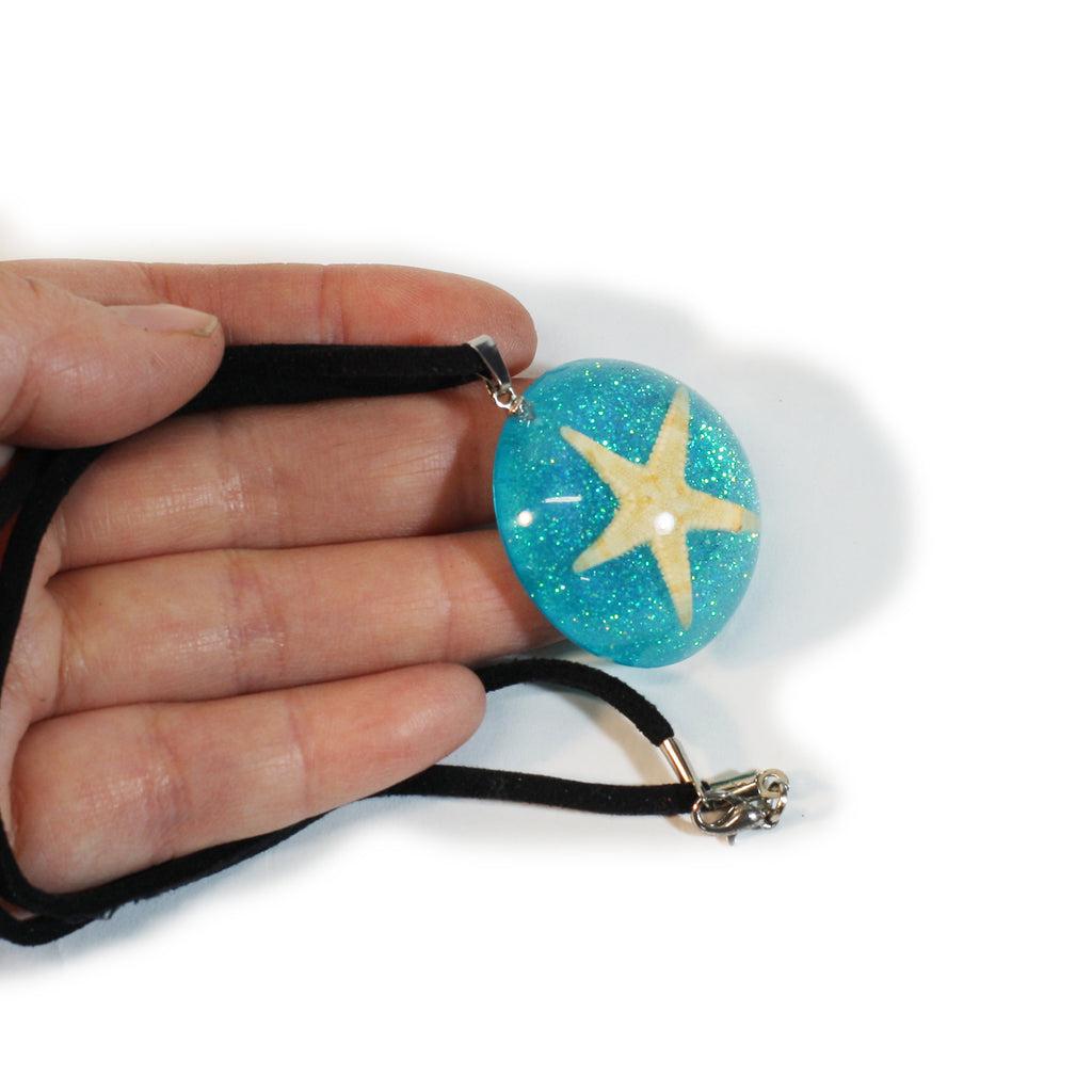 OP401<br/>Starfish Dome Necklace