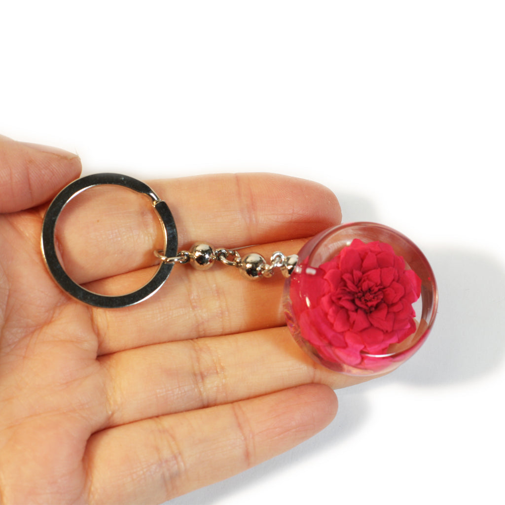FK502<br/>Flower Key Chain Rose