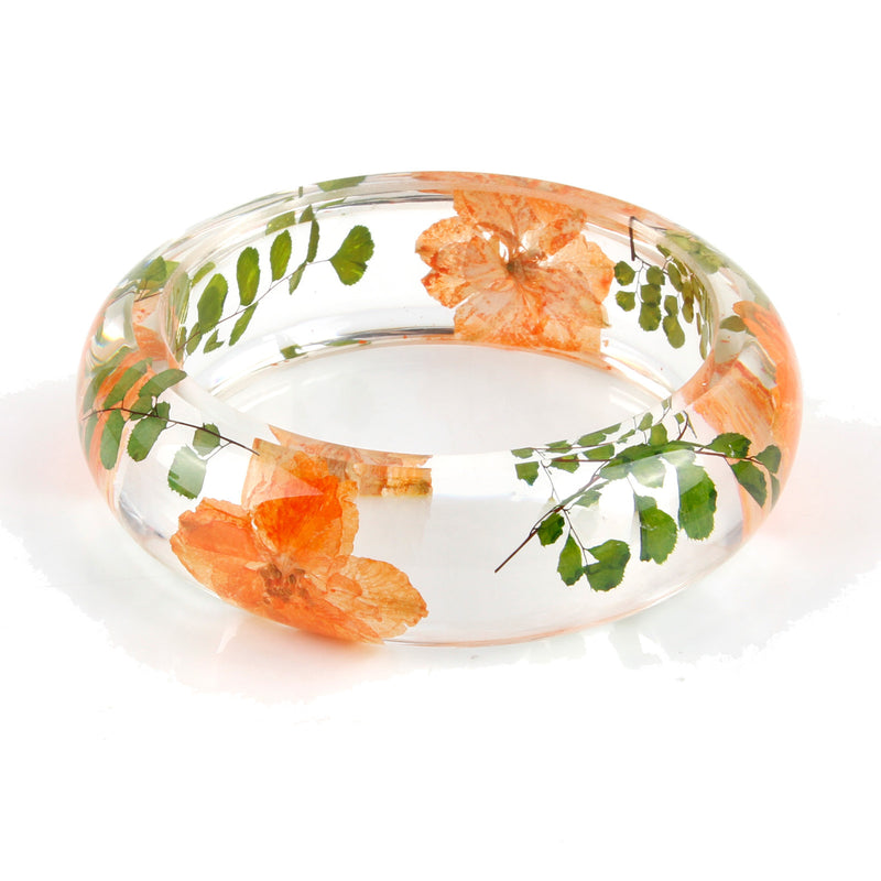 BG2532<br/> REAL ORANGE LARKSPUR BANGLE