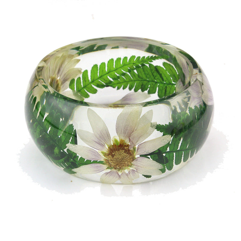 BG2534<br/>REAL PURPLE MARIGOLD BANGLE