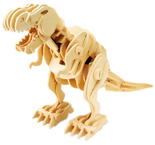 3D Wooden Jigsaw Puzzle Remote-control T-Rex