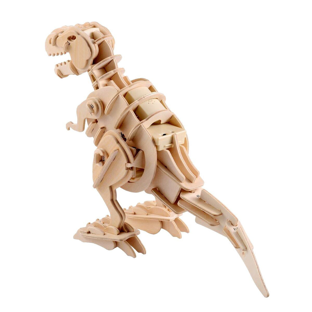 3D Wooden Jigsaw Puzzle Sound-control Walking T-Rex