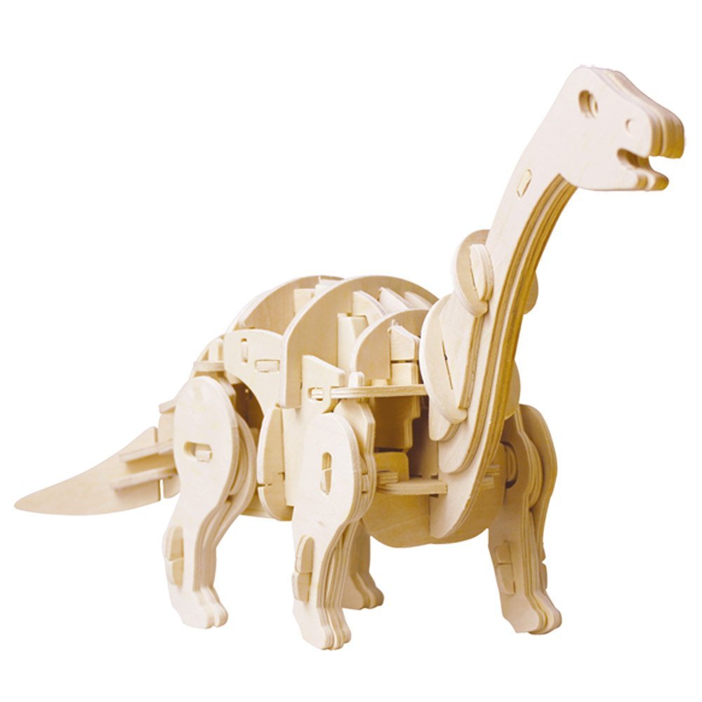 3D Wooden Jigsaw Puzzle Sound-control Aptosaurus – REALBUG