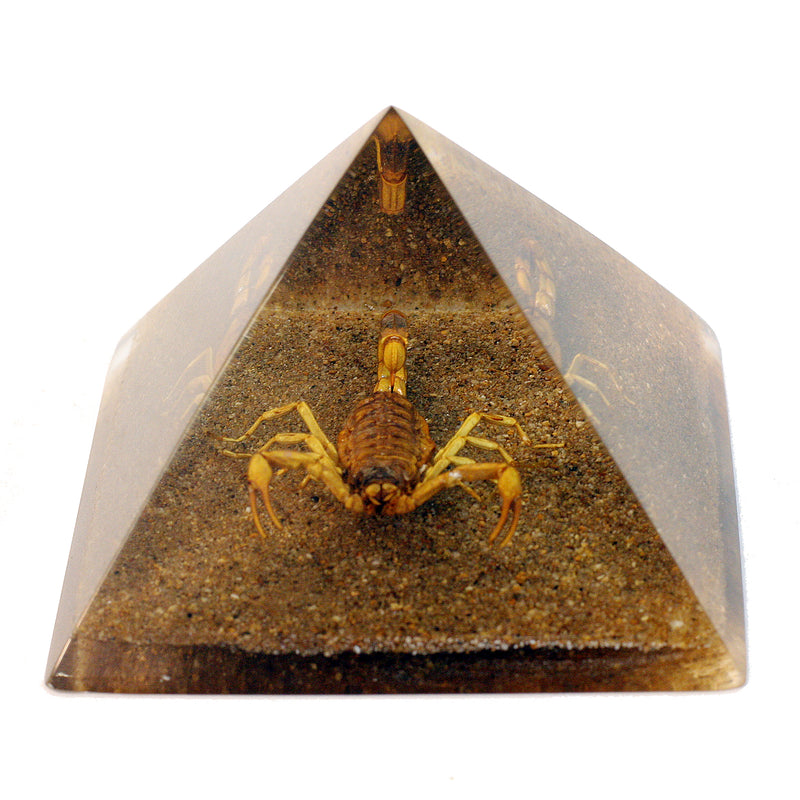 DS902<br/> Pyramid, Gold Scorpion, Sand Base