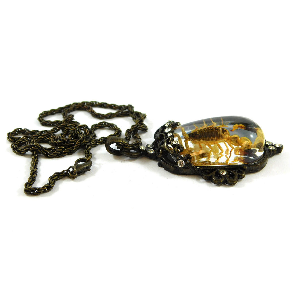 Golden Scorpion Necklace (JD104)