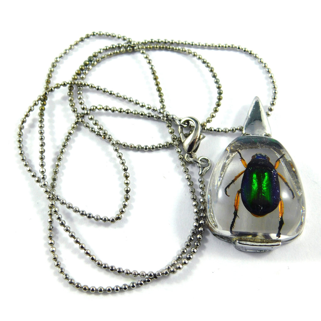 Chafer Beetle Triangular Necklace (JD401)