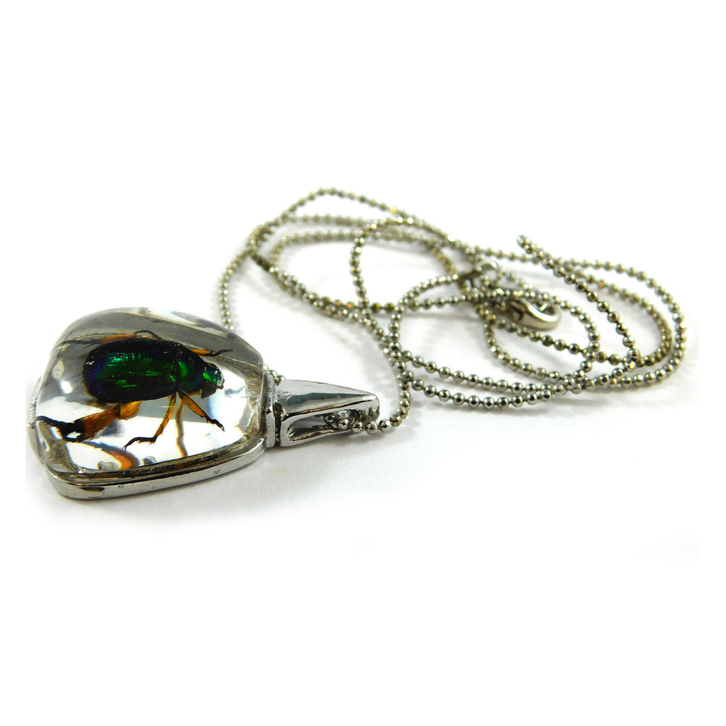 Chafer Beetle Triangular Necklace (JD401)