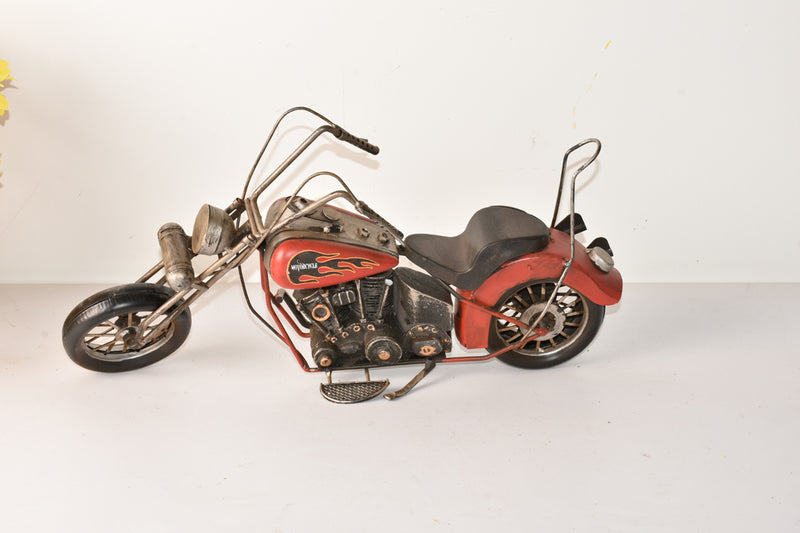 Red Iron Motorcycle Wine Bottle Holder