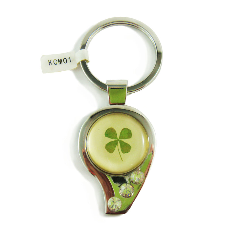 Real Lucky Clover Keychain Whistle Shaped (KCM01)
