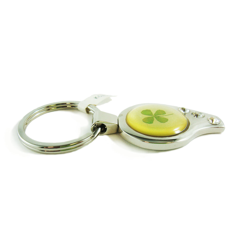 Real Lucky Clover Keychain Whistle Shaped (KCM01)