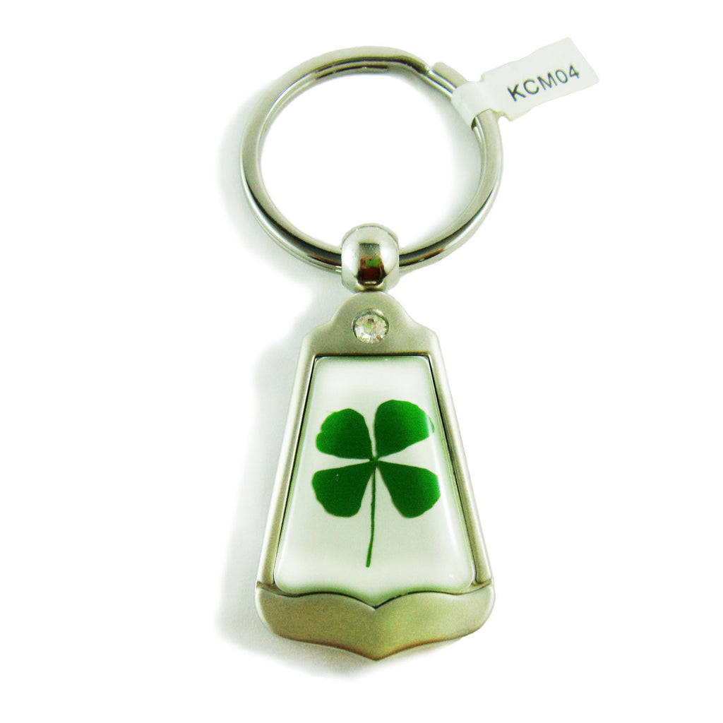 Real Lucky Clover Keychain Obtuse Shaped (KCM04)