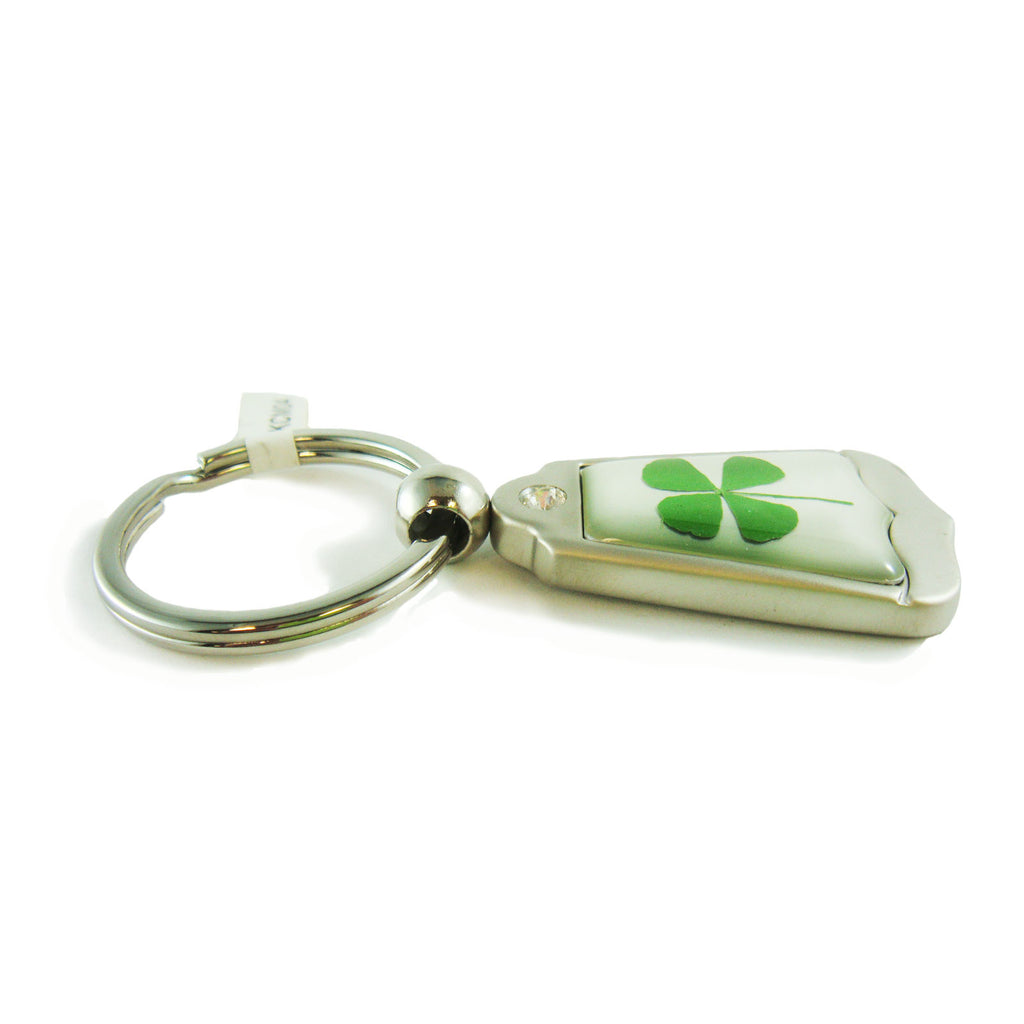 Real Lucky Clover Keychain Obtuse Shaped (KCM04)