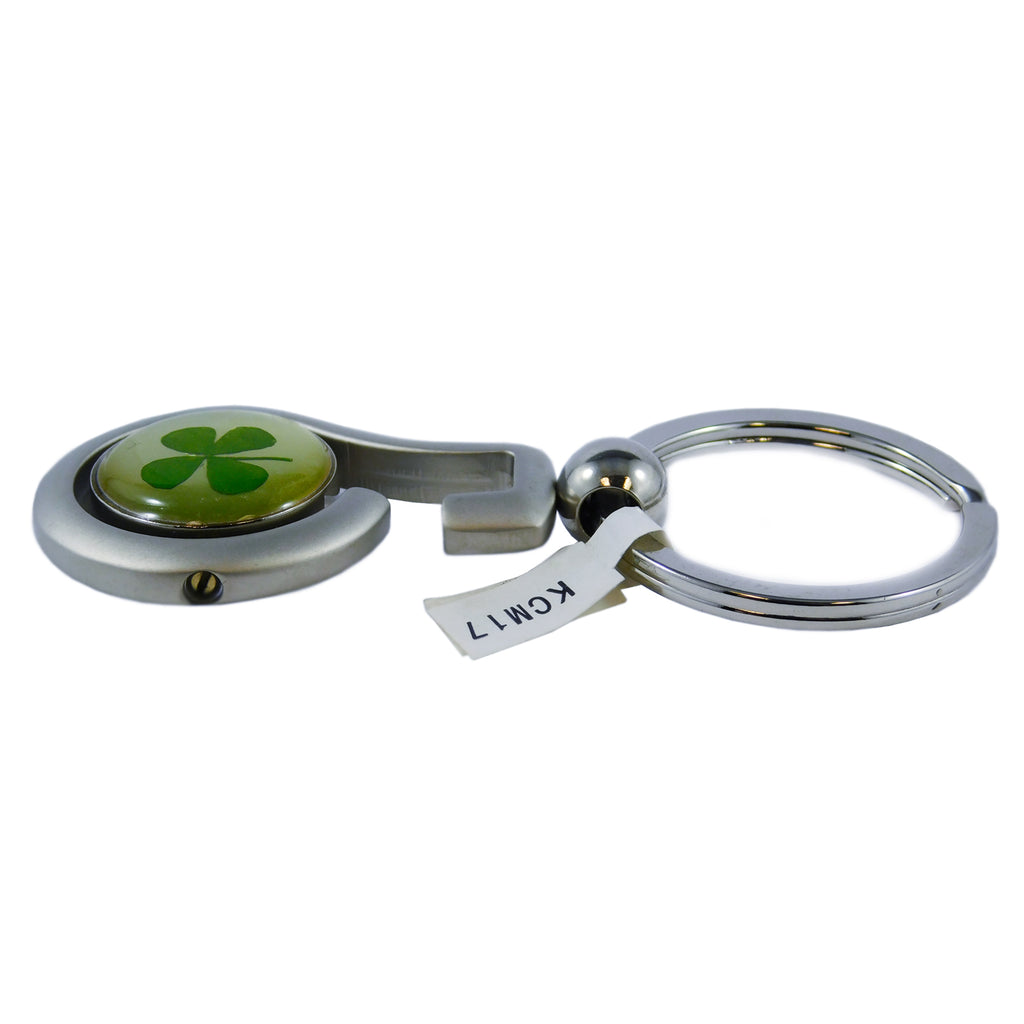 Real Lucky Clover Keychain Round (KCM17)