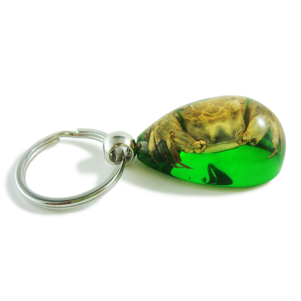 Crab Keychain Blue, Tear Drop (OK503)