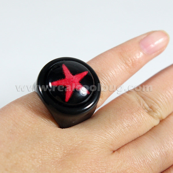 OR014<br/>Red Starfish Ring