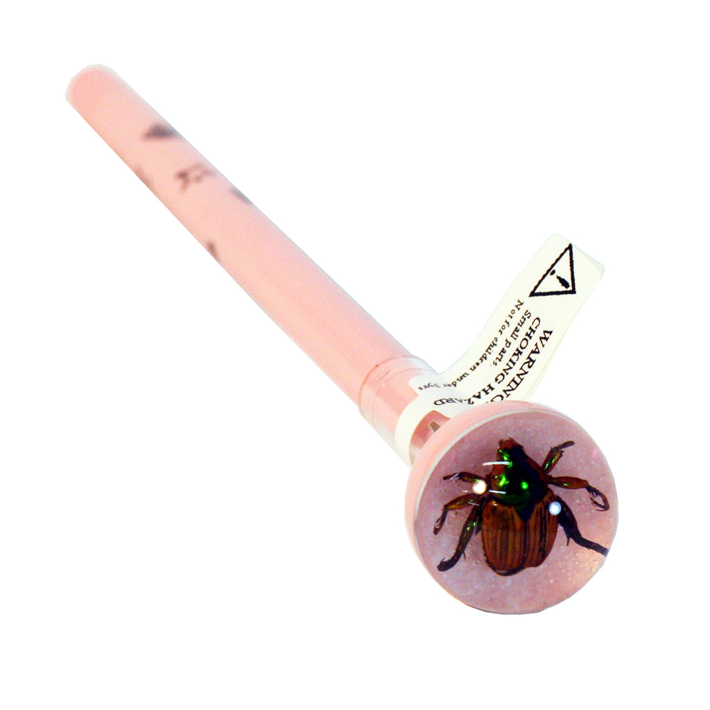 P516<br/> Pink Pen, Japanese Beetle. Pink Background