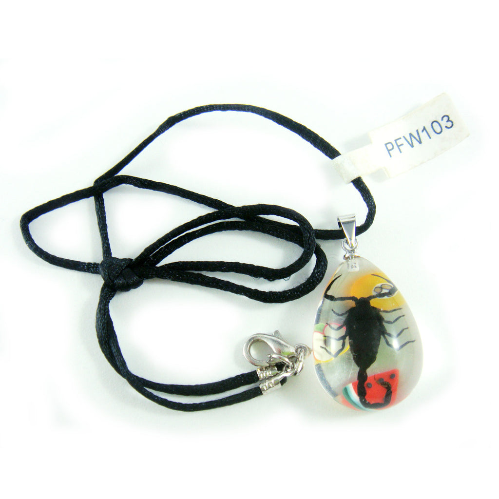 Black Scorpion & Fruit Necklace (PFW103)