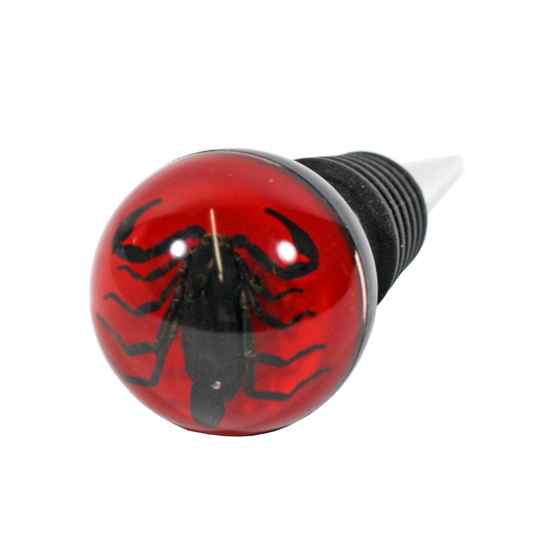 WS1401<br /> Black Scorpion Wine Stopper