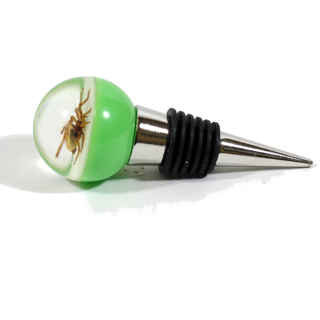 WS1406<br/>Spider Wine Stopper (glow in the dark)