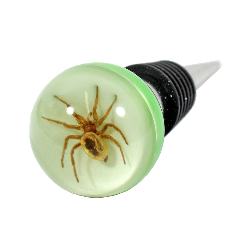 WS1406<br/>Spider Wine Stopper (glow in the dark)