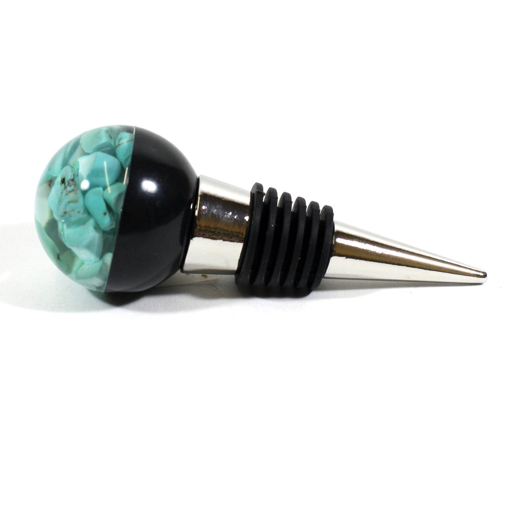 WS1414<br/>Turquoise Wine Stopper