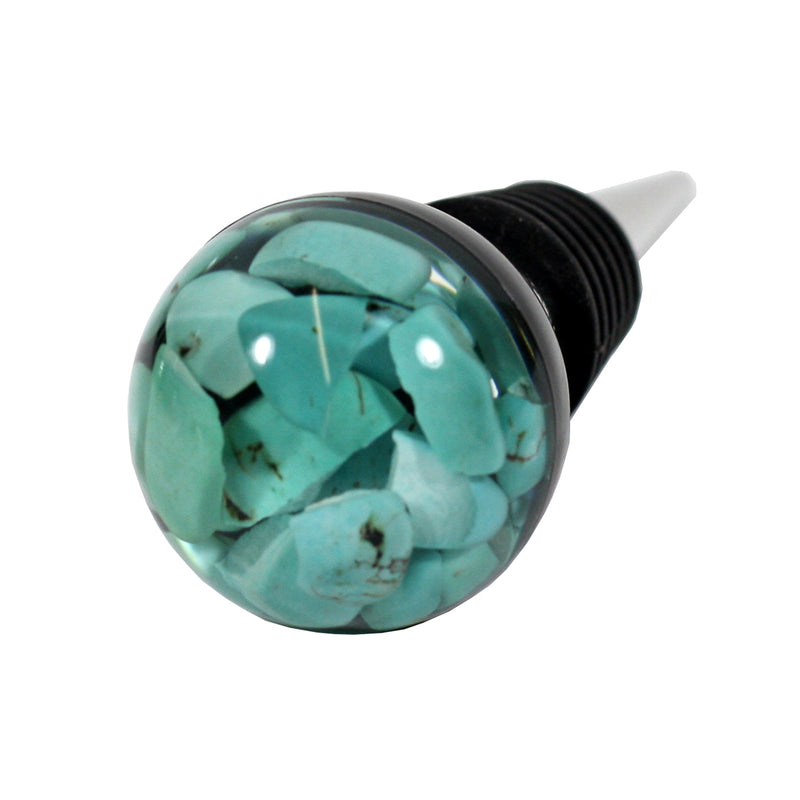 WS1414<br/>Turquoise Wine Stopper