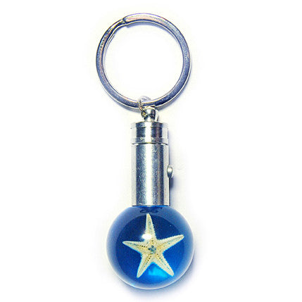 OLK121<br/>LED Key Chain - Starfish