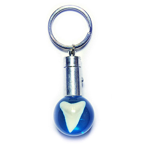 OLK122<br/>LED Key Chain - Shark Tooth