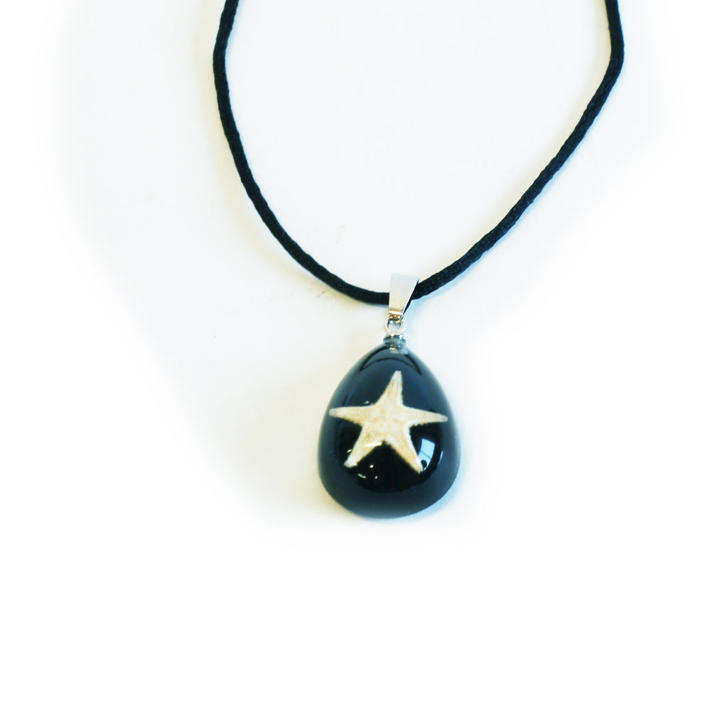 OPW102<br/>Starfish Necklace Tear Drop